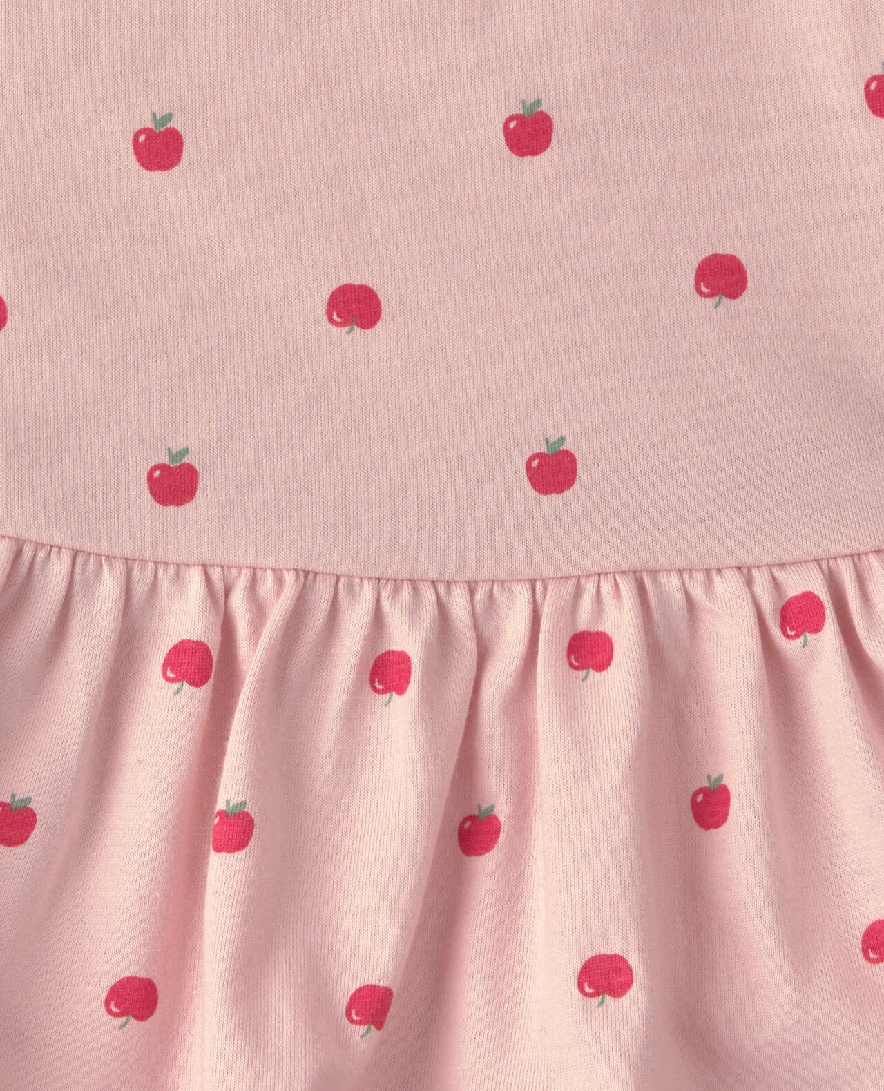 Baby Girl 2-Piece Apple Bodysuit & Pant Set - Pink - Image 3