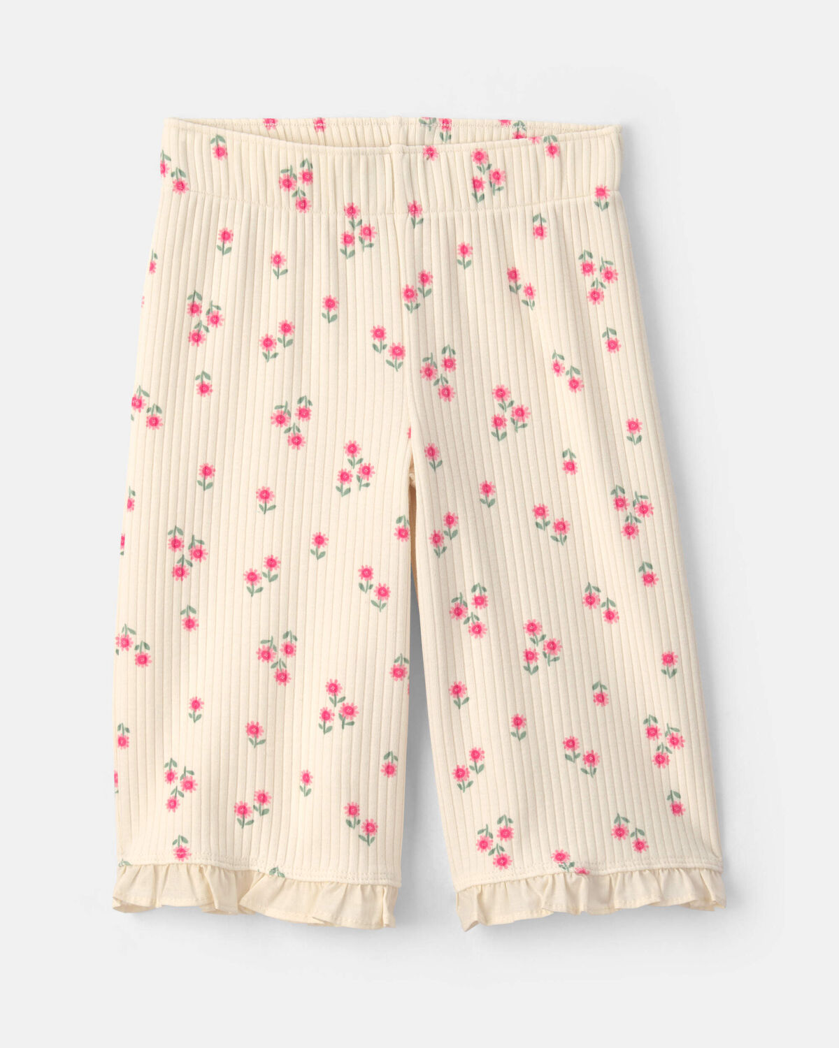 Baby Girl 2-Piece Short-Sleeve Top & Pant Set - Cream - Image 2