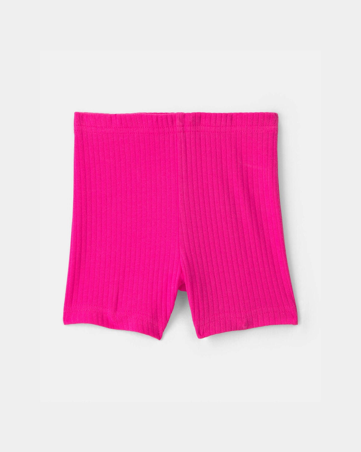 Baby Girl Ribbed Bike Shorts - Pink - Image 2