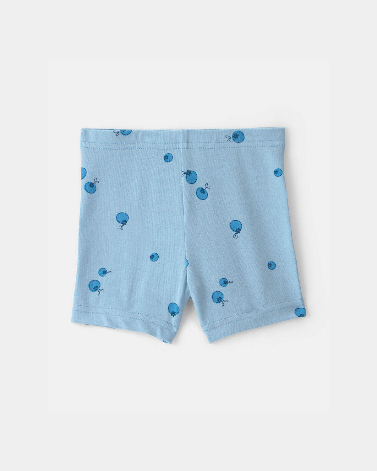 Baby Girl Blueberry Bike Shorts - Blue - Image 2