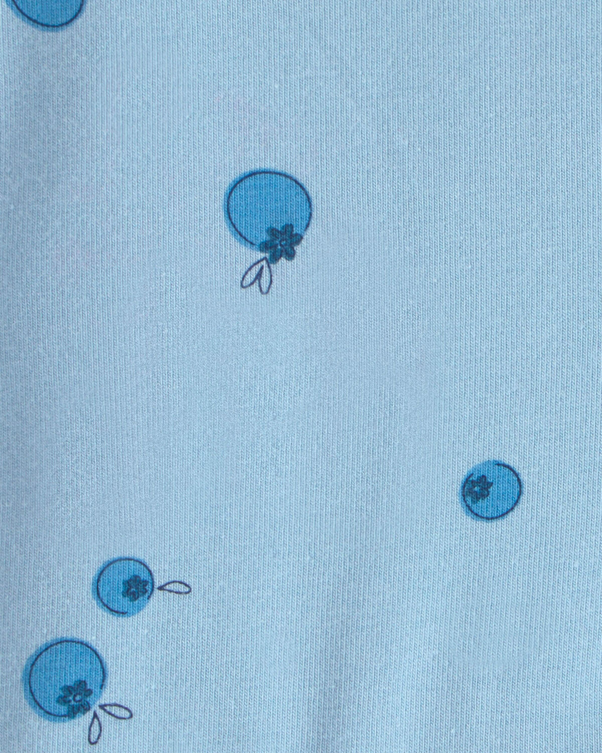 Baby Girl Blueberry Bike Shorts - Blue - Image 3