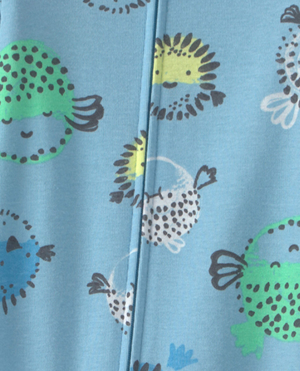 Baby Puppy 100% Cotton Snug Fit 1-Piece Pajama - Green - Image 13