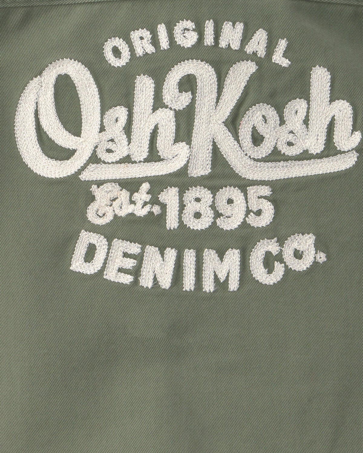 Baby Boy OshKosh Logo Short-Sleeve Button-Down Shirt - Green - Image 4
