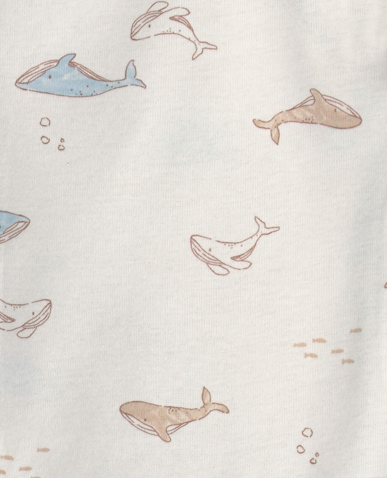 Baby 3-Piece Whale Long-Sleeve Top & Pant Set - Ivory - Image 3