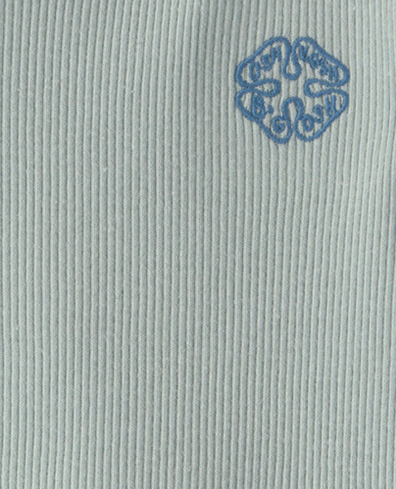 Baby Girl Floral Ribbed Tee - Ivory - Image 4