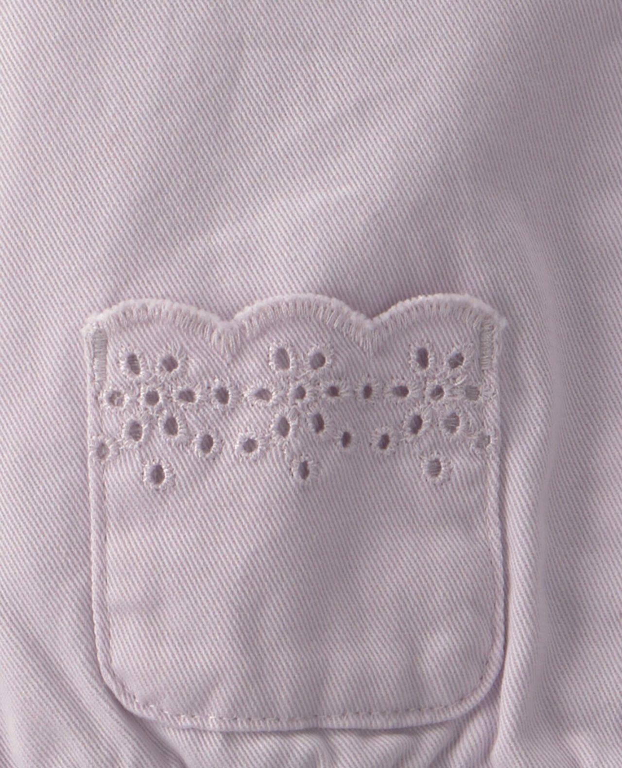 Baby Girl Twill Bomber Jacket - Purple - Image 3