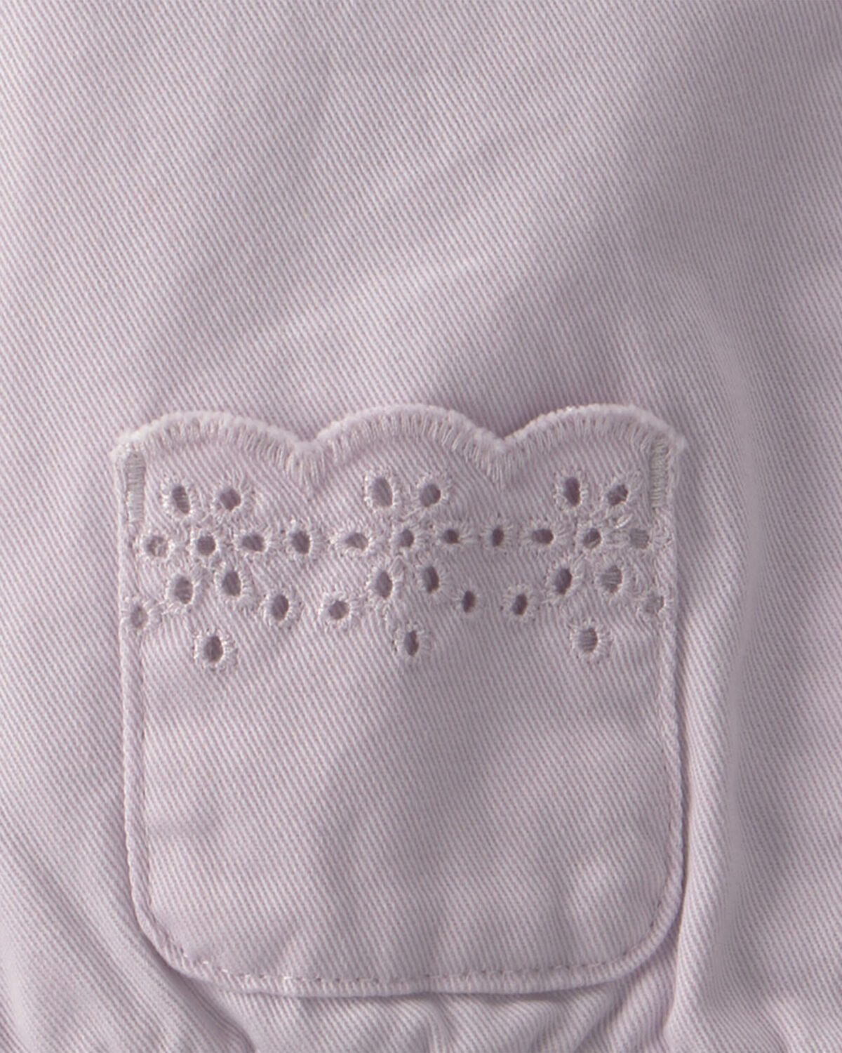 Baby Girl Twill Bomber Jacket - Purple - Image 2