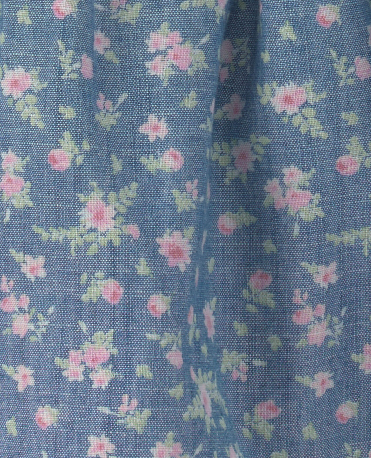 Baby Girl Floral Chambray Dress - Image 5