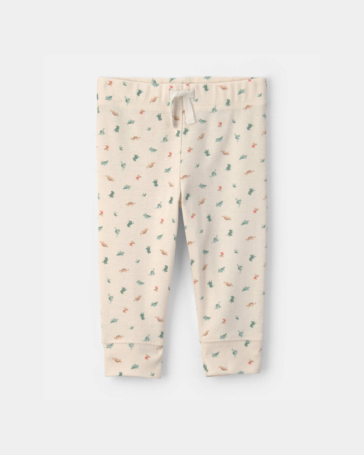 Baby Boy 4-Piece Dinosaur Outfit Set - Green/Ivory - Image 3