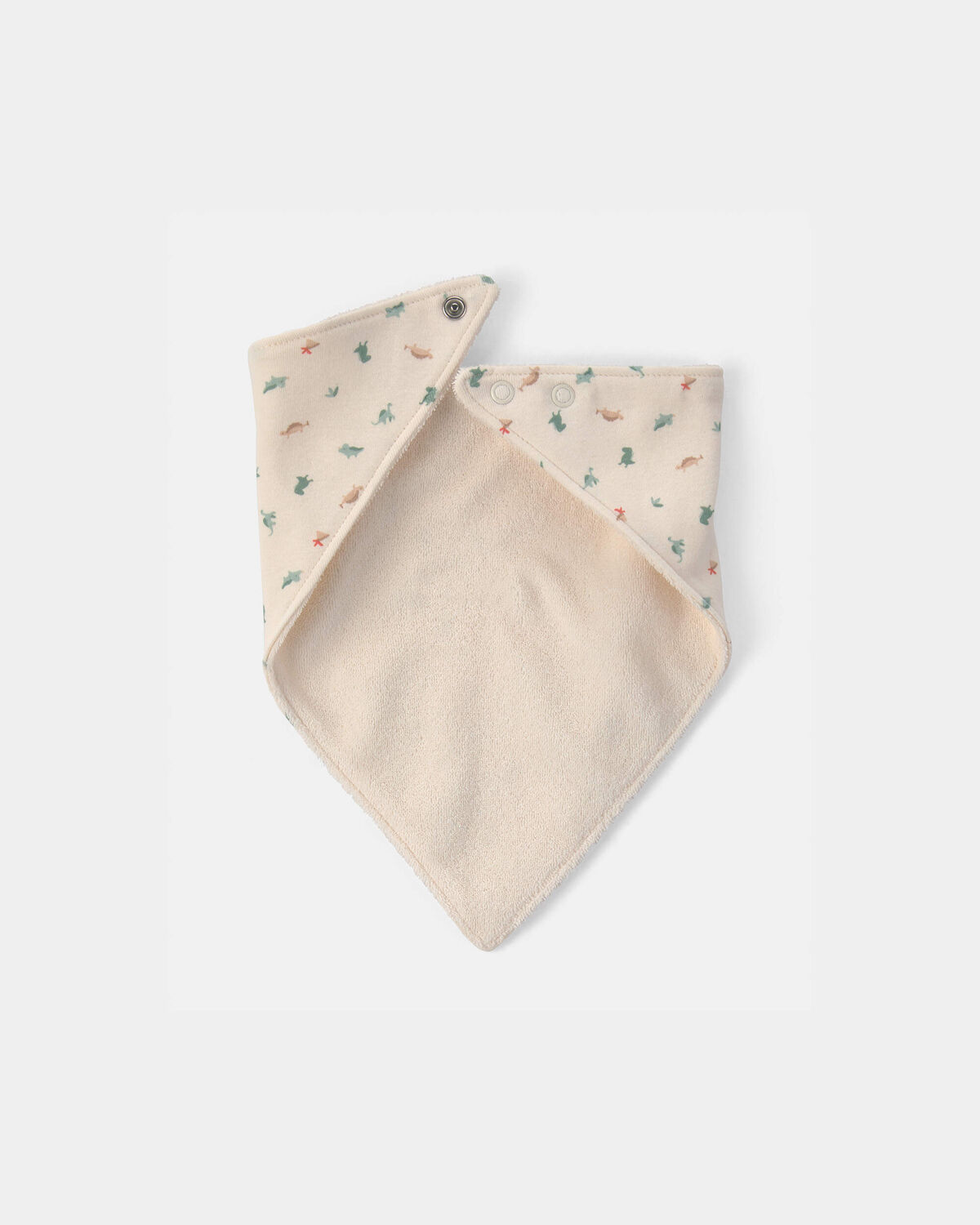 Baby Boy 4-Piece Dinosaur Outfit Set - Green/Ivory - Image 4