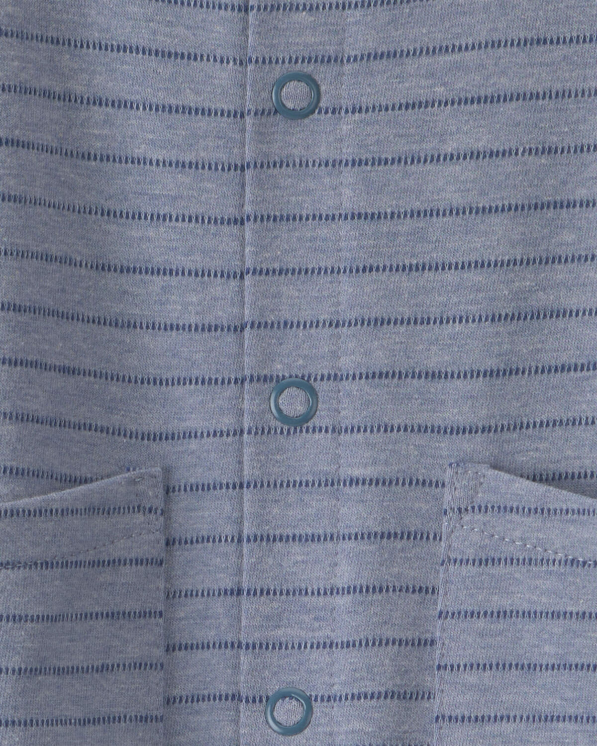 Baby Boy Striped Jumpsuit - Blue - Image 3