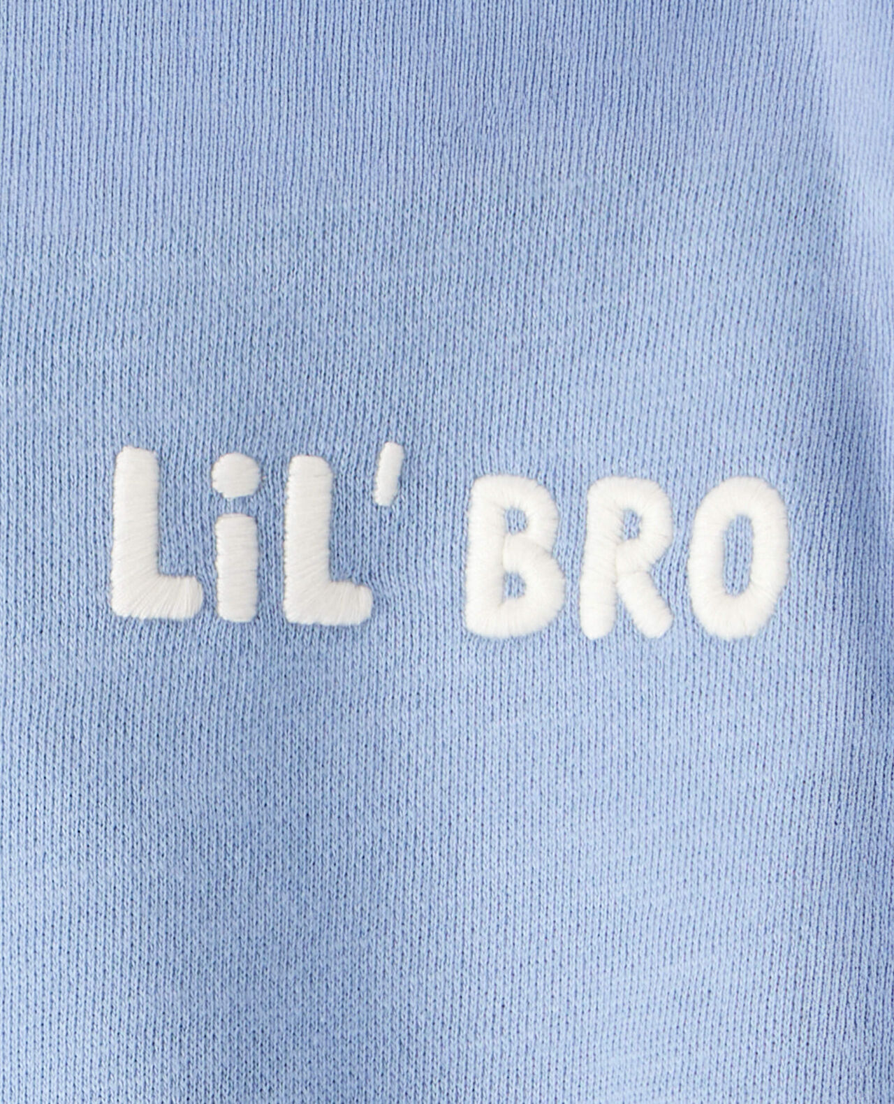 Baby Boy Organic Cotton Lil' Bro Bubble - Image 4