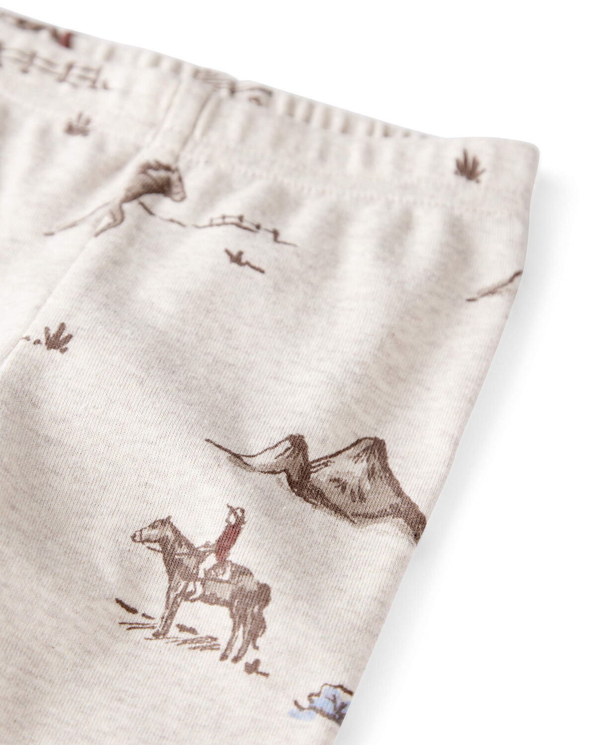 Baby 2-Piece Organic Cotton Pajamas in Western Rodeo - Image 2