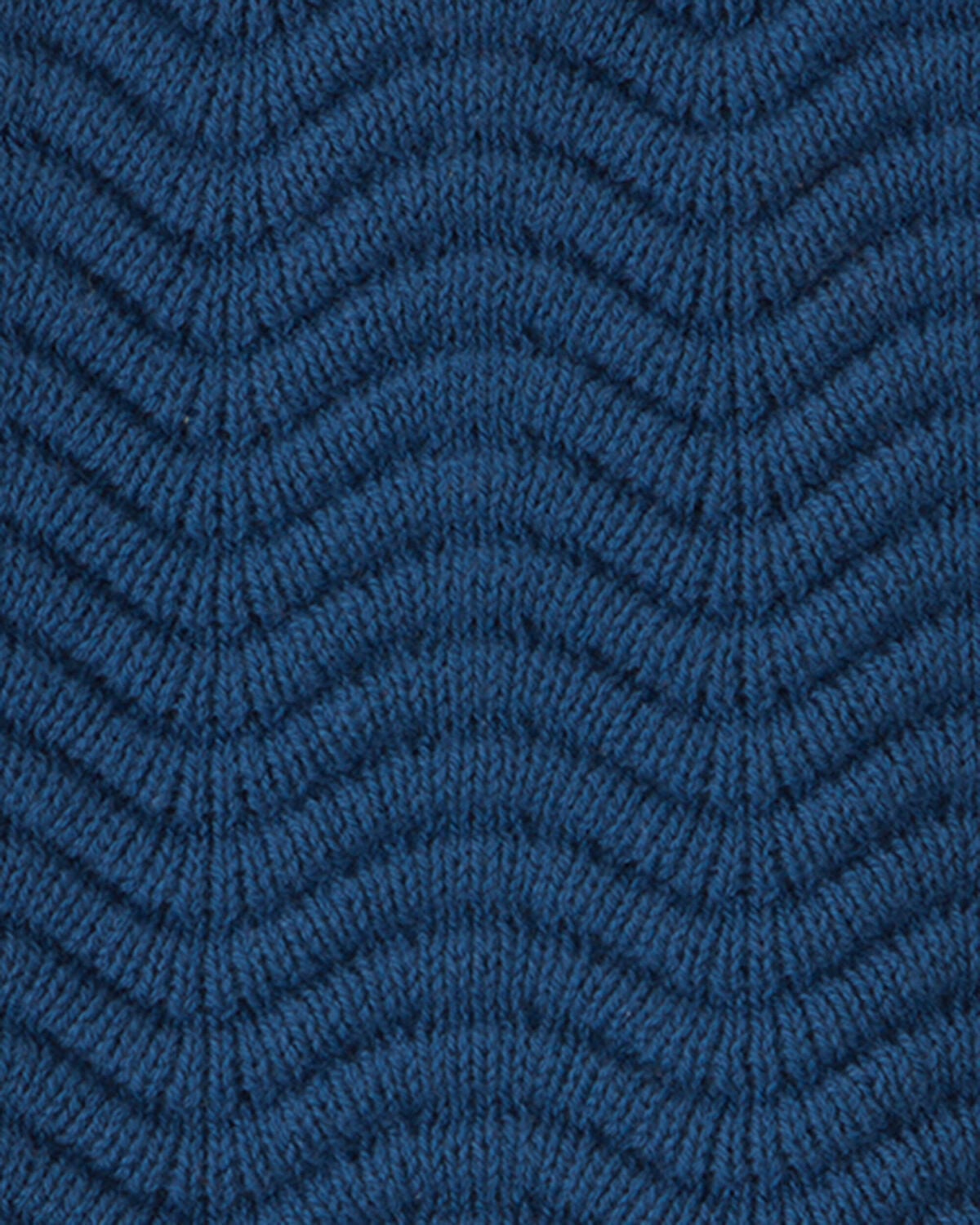 Baby Girl Sweater Knit Tank Top - Navy - Image 2