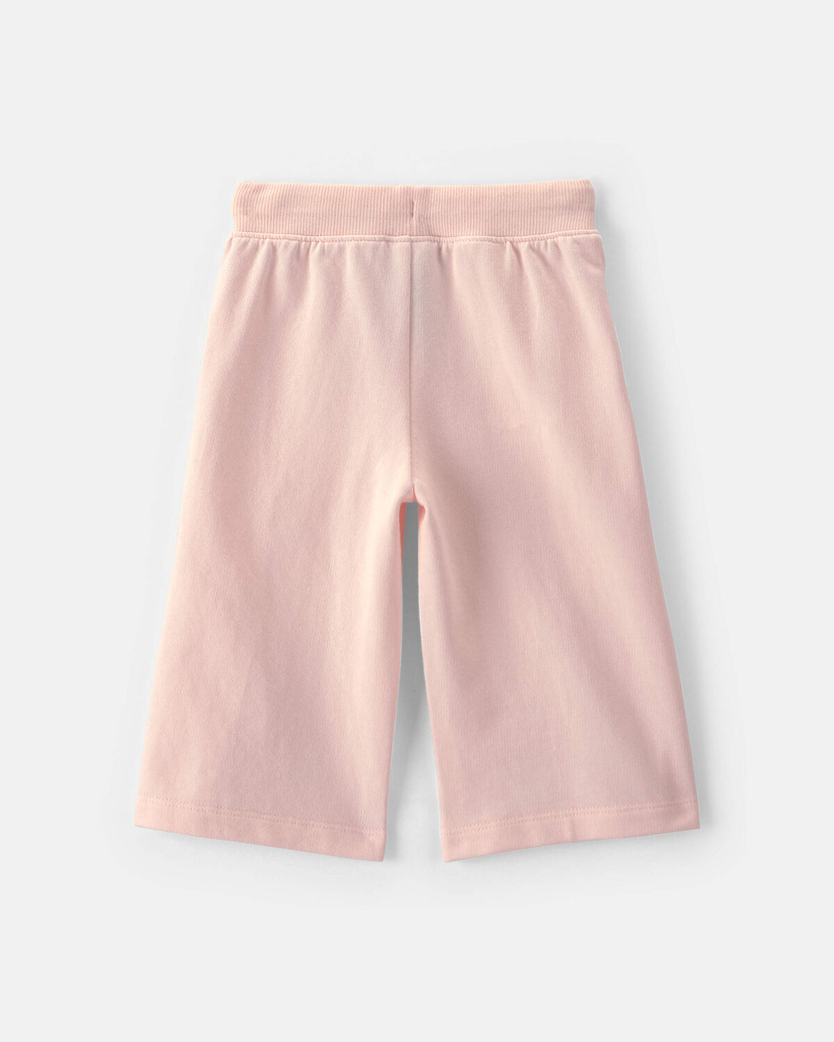 Baby Girl French Terry Drawstring Pants - Pink - Image 2