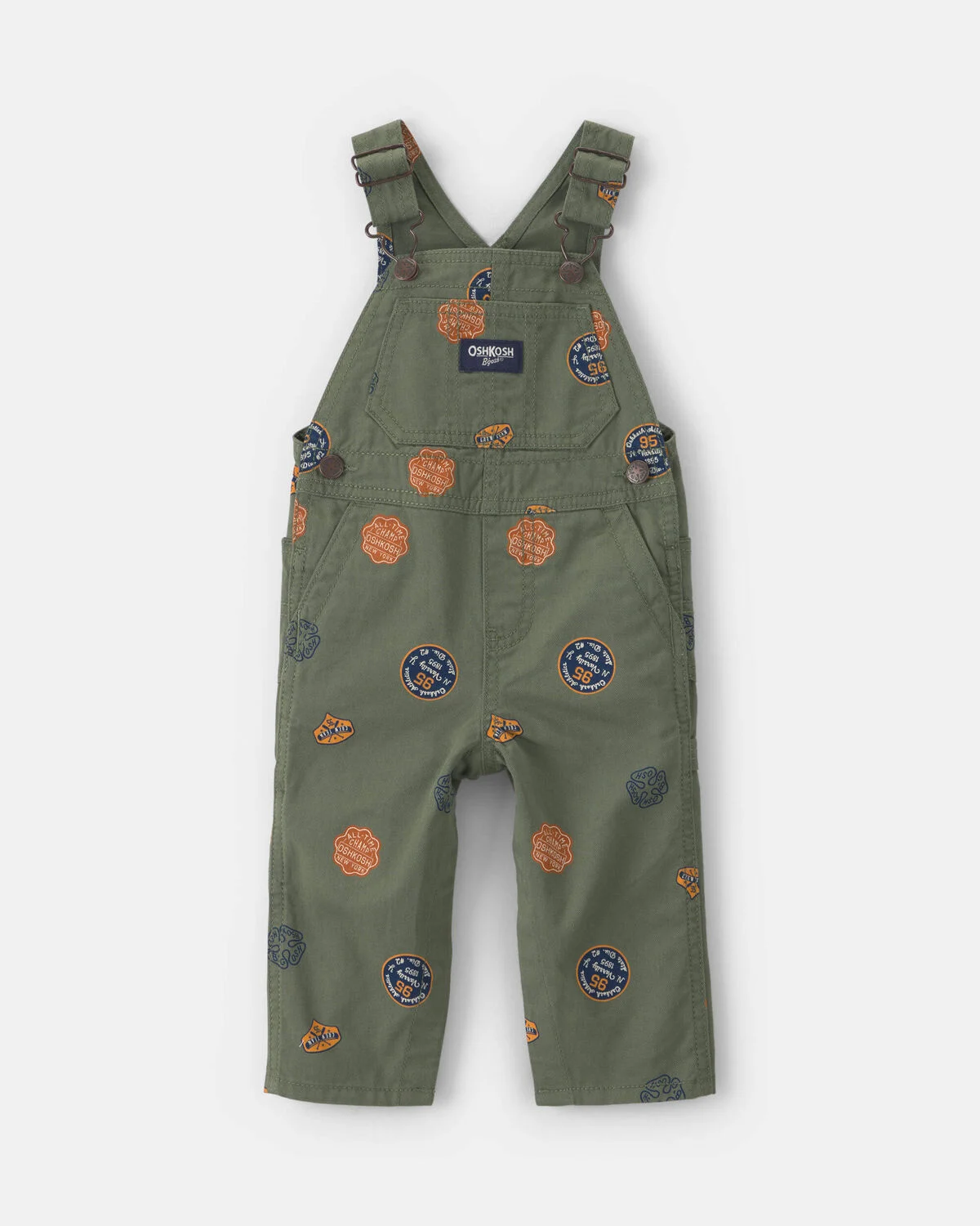 Baby Patch Logo Overalls - Green