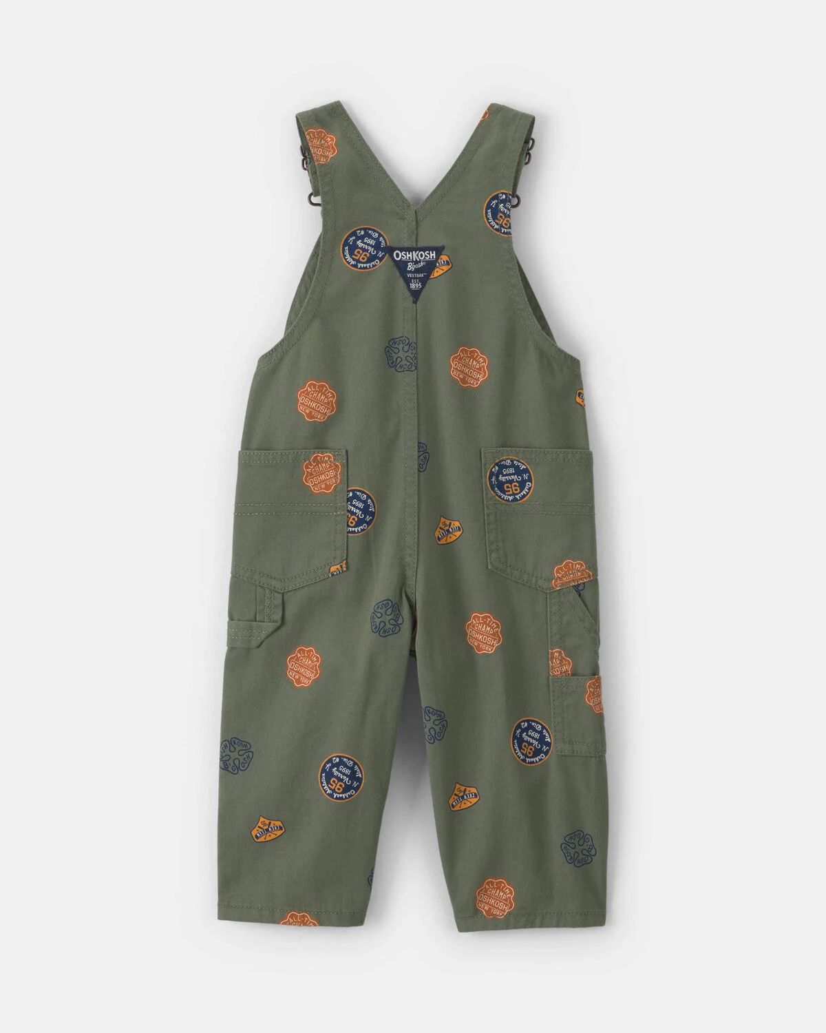 Baby Patch Logo Overalls - Green - Image 2