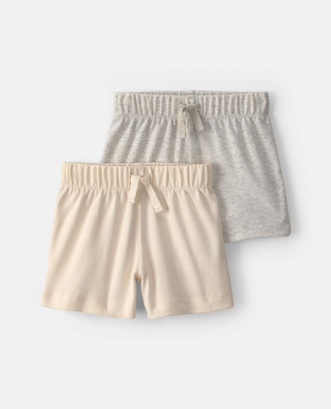 Baby 2-Pack Shorts - Grey/Black - Image 6
