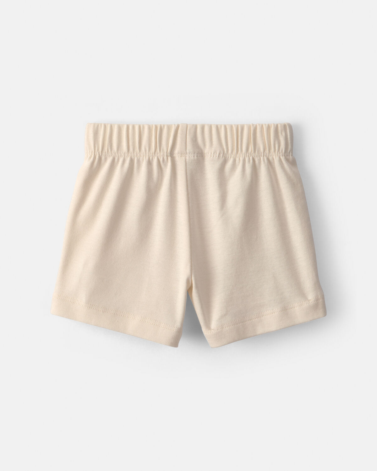 Baby 2-Pack Shorts - Cream/Grey - Image 2