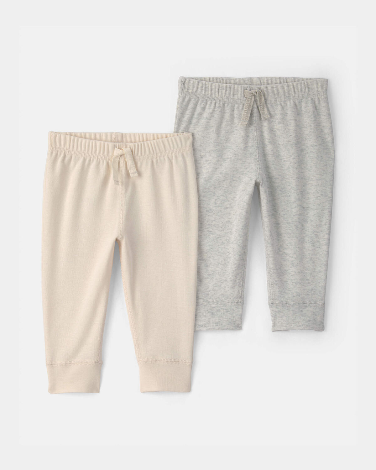 Baby 2-Pack Pants - Ivory/Grey