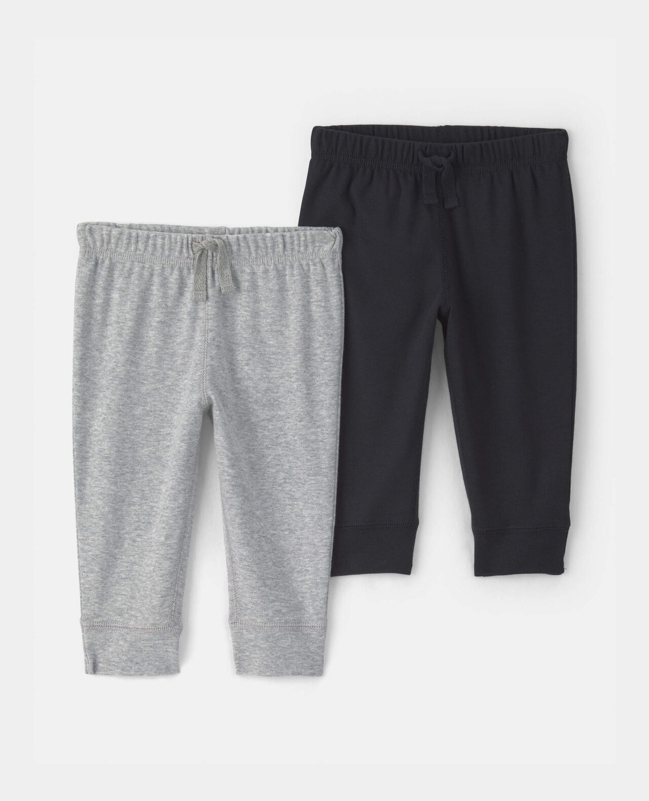 Baby 2-Pack Pants - Grey/Black - Image 5