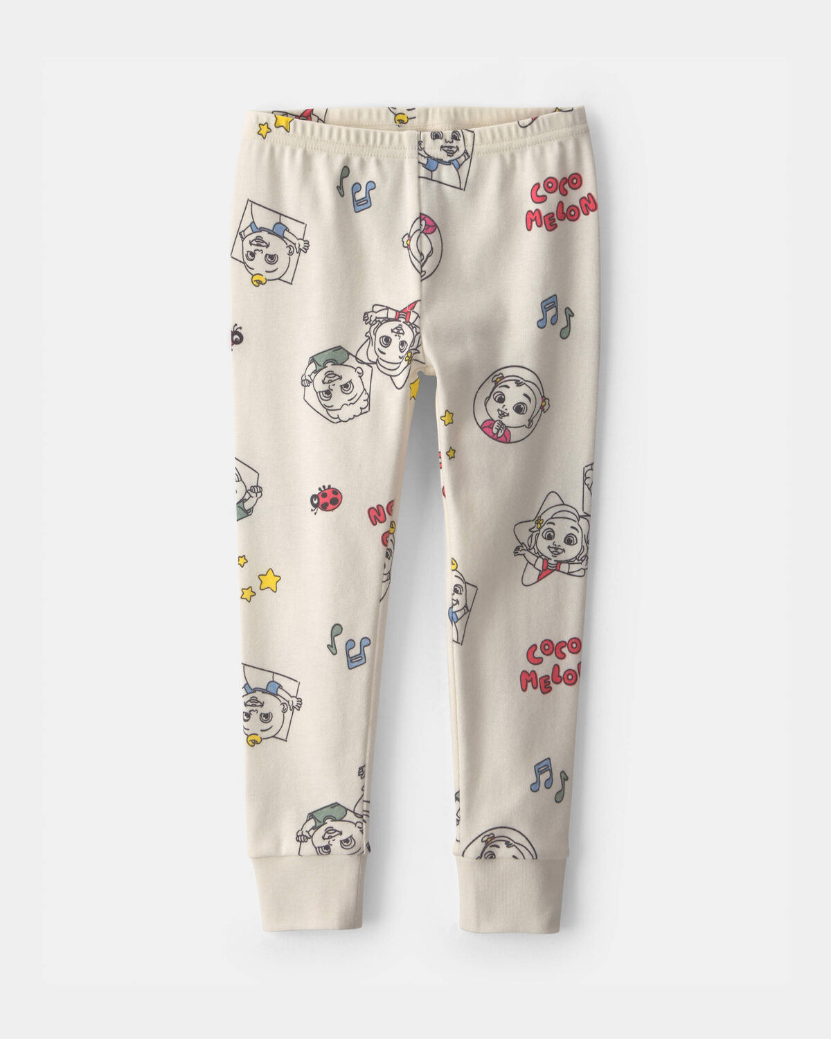 Baby 2-Piece CoComelon Short-Sleeve Pajama Set - Cream - Image 3