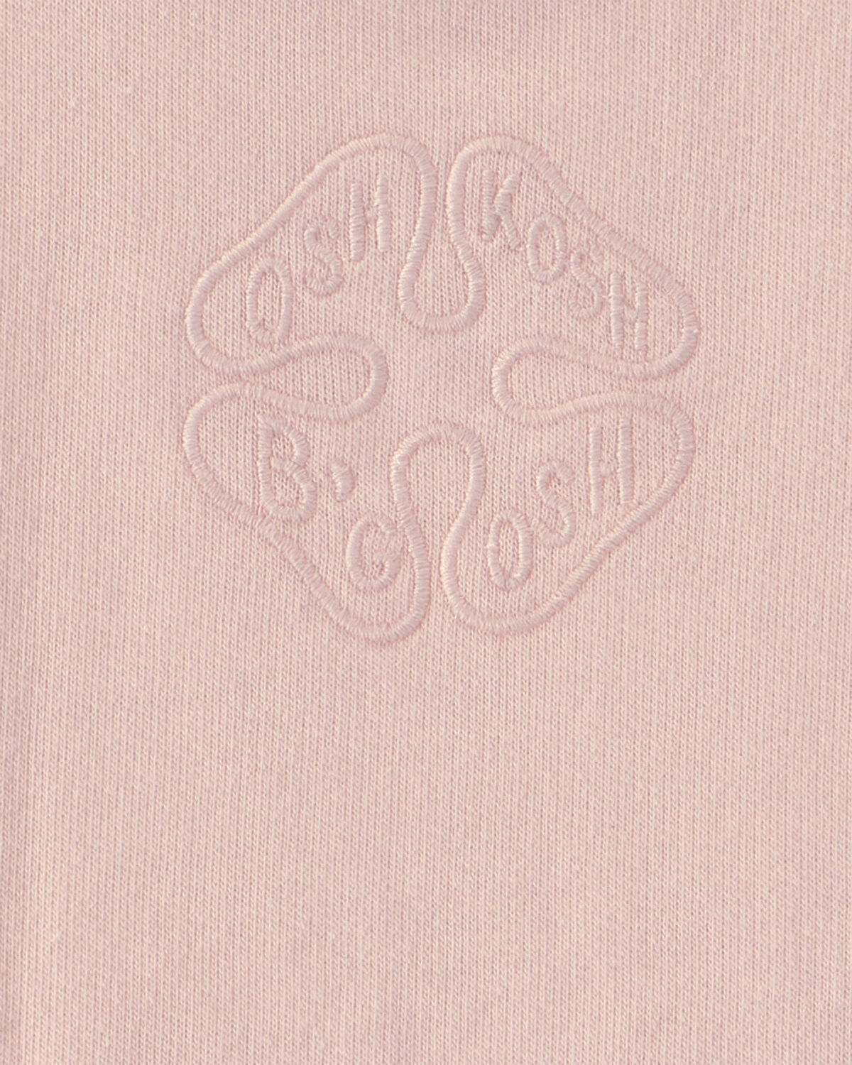 Baby Girl OshKosh Logo French Terry Pullover Sweatshirt - Pink - Image 2