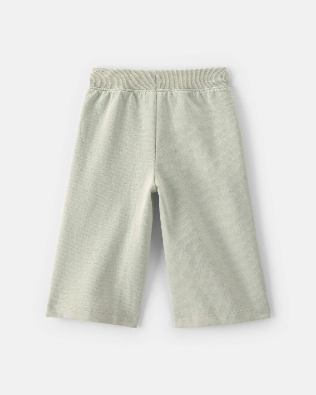 Baby Girl French Terry Drawstring Pants - Green - Image 2