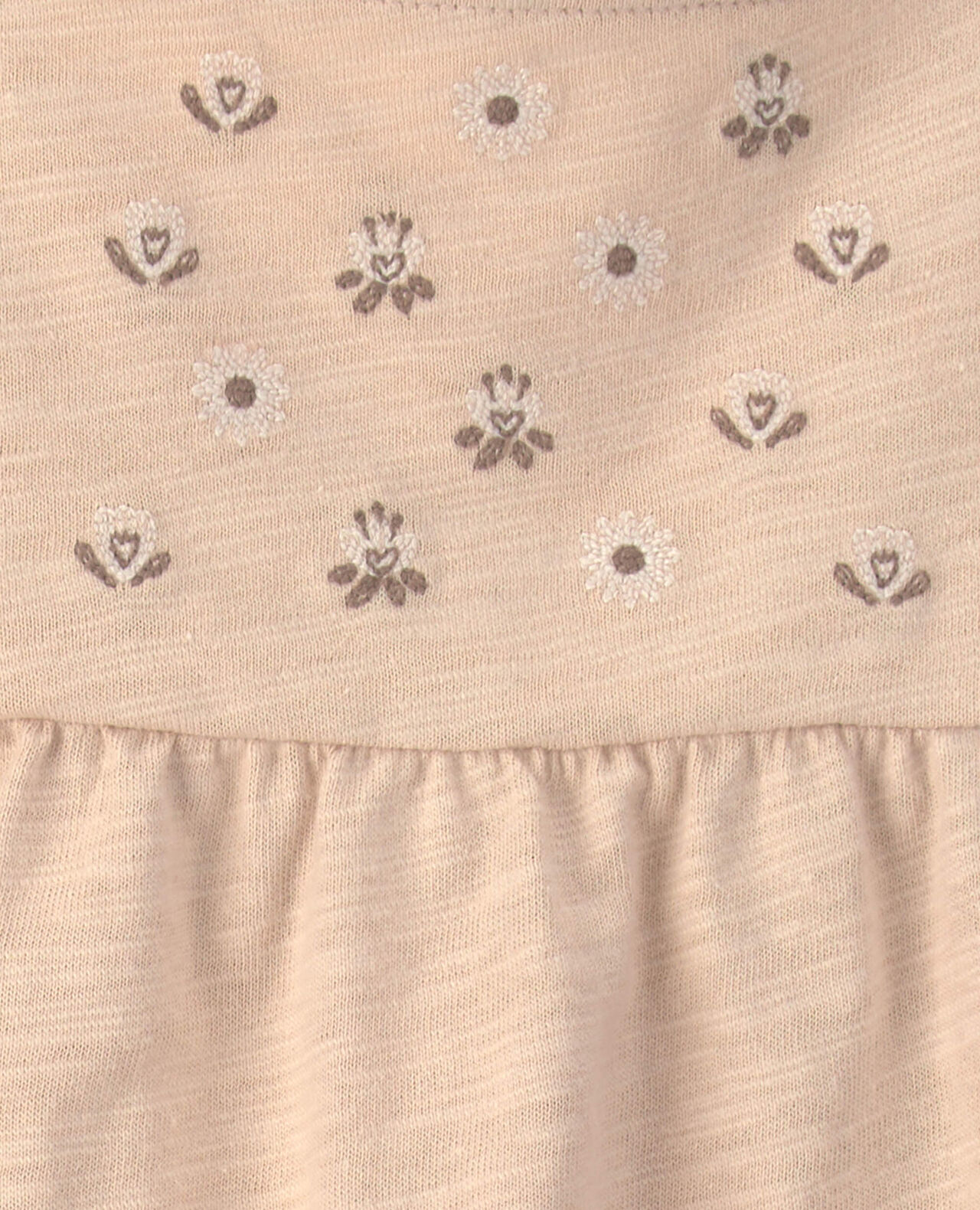 Baby Girl 2-Piece Floral Sleeveless Top & Pant Set - Cream - Image 4