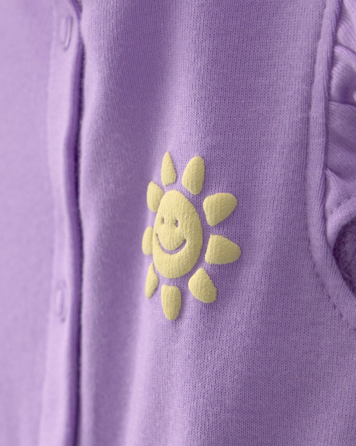 Baby Girl Sunshine Romper - Purple - Image 2