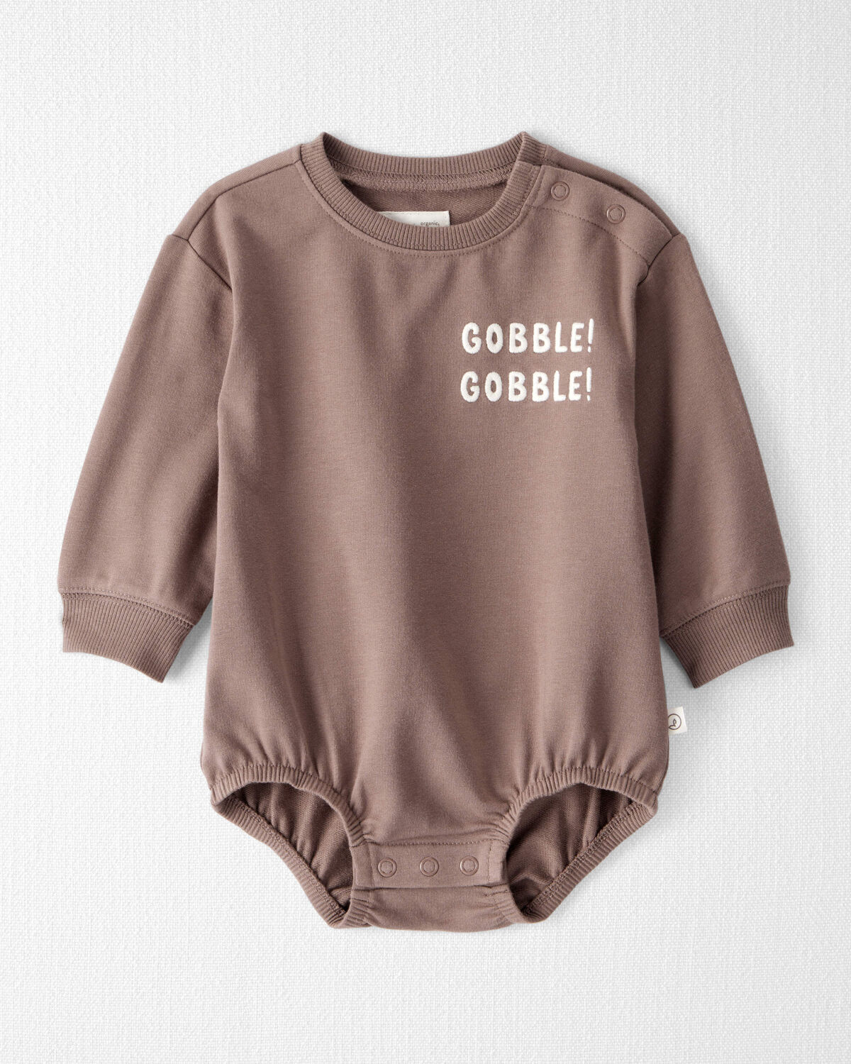 Baby Organic Cotton 'Gobble Gobble' French Terry Bubble
