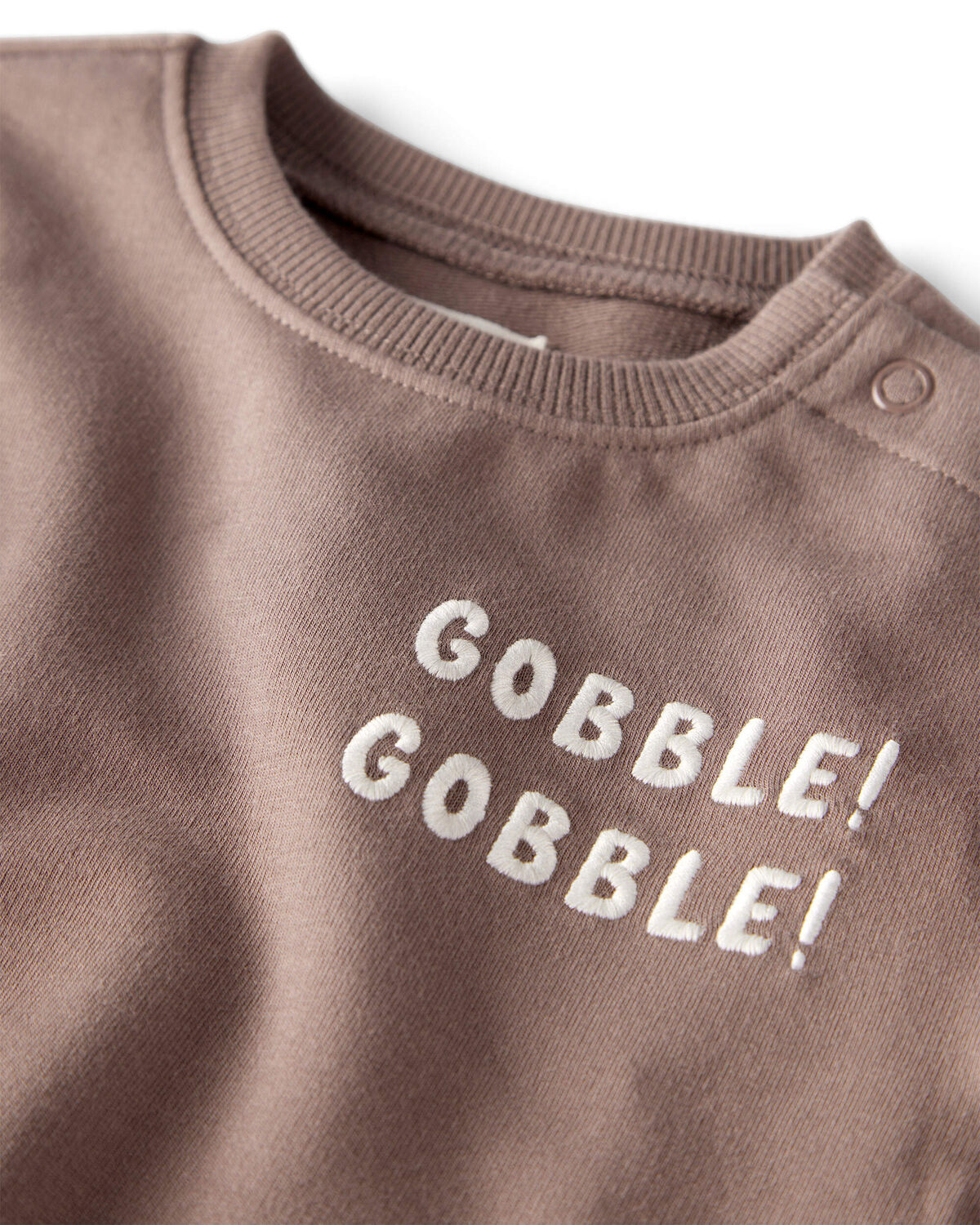 Baby Organic Cotton 'Gobble Gobble' French Terry Bubble - Image 2