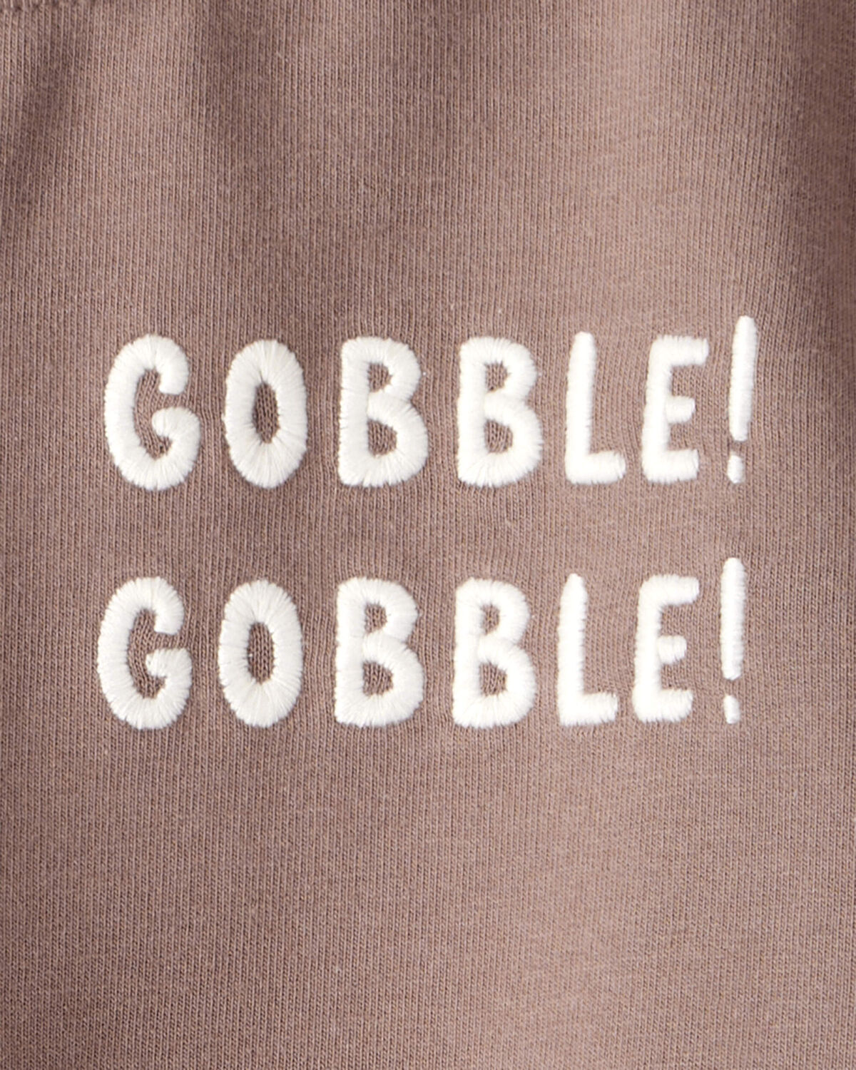 Baby Organic Cotton 'Gobble Gobble' French Terry Bubble - Image 3