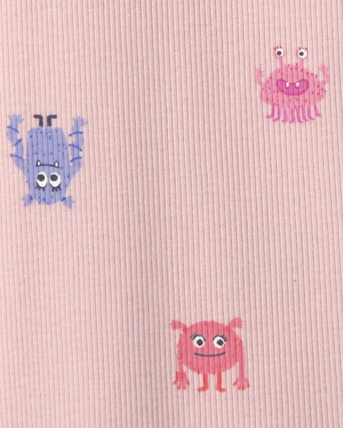 Baby Girl 2-Piece Monster Fleece Hoodie & Pant Set - Pink - Image 4