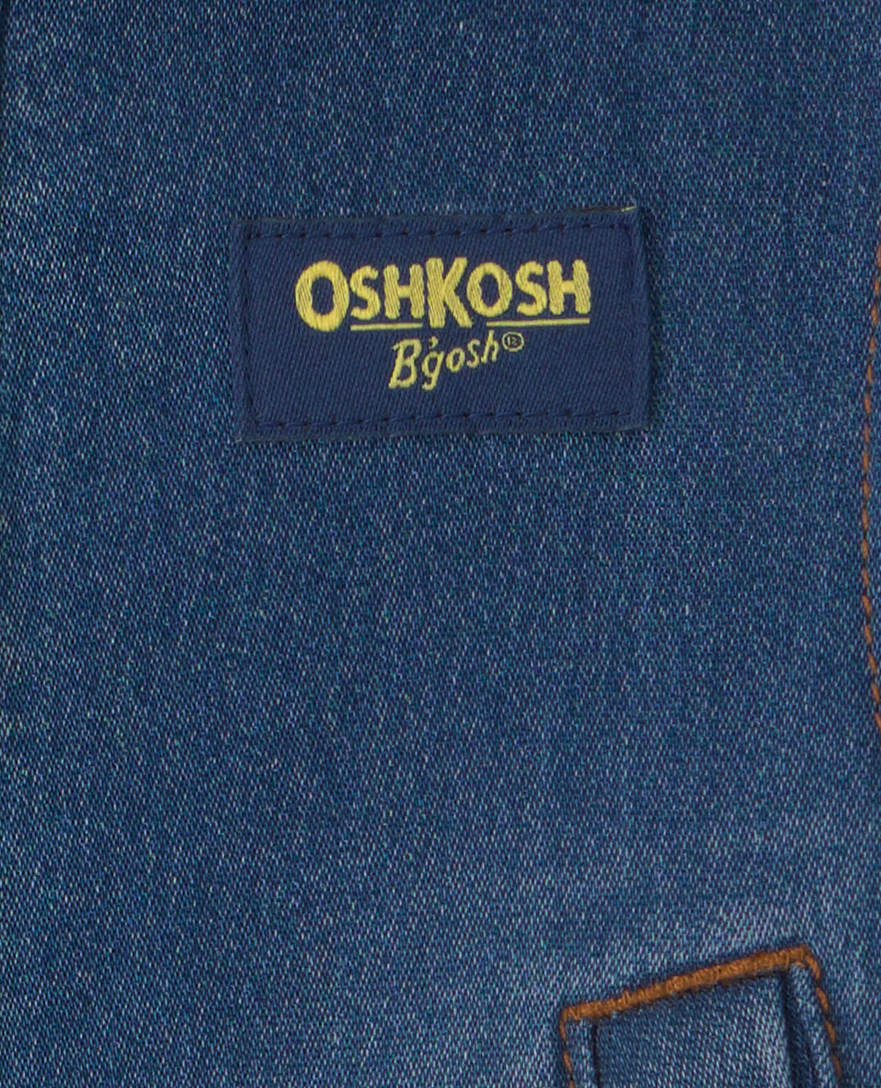 Baby Boy Varsity Hooded Denim Jacket - Indigo/Grey - Image 7