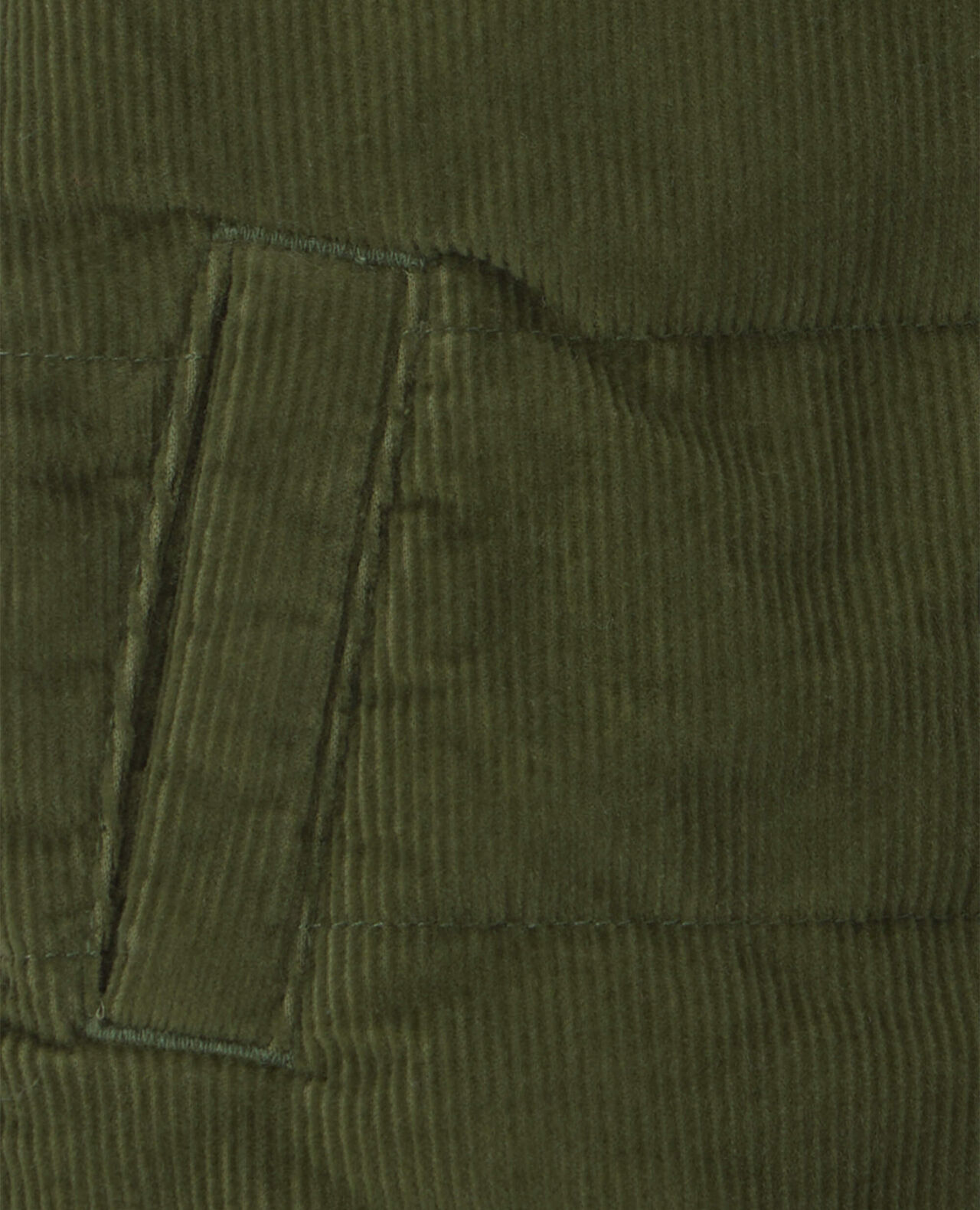 Baby Boy Color Block Corduroy Vest - Olive Green/Blue - Image 3