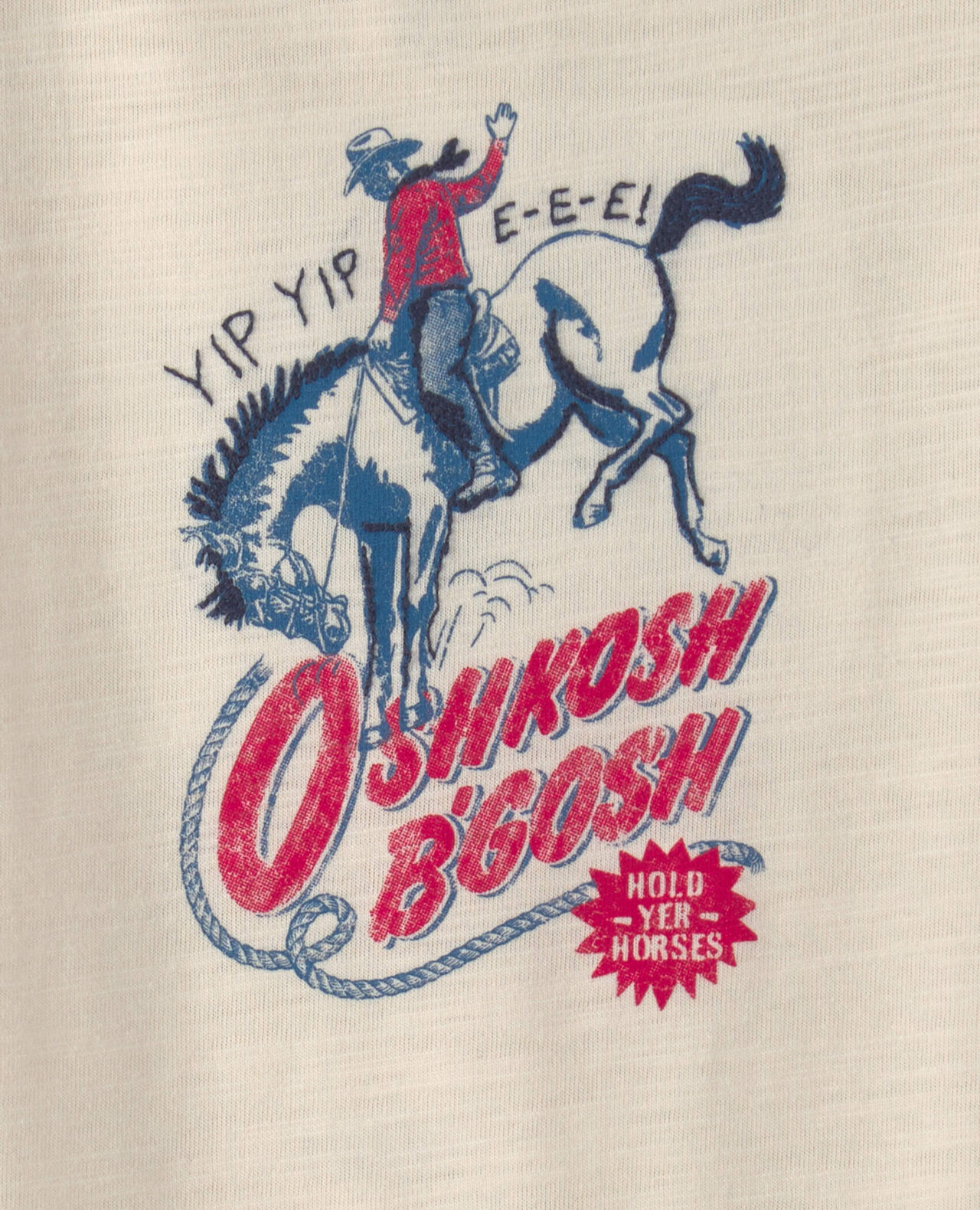 Baby Boy Cowboy Long-Sleeve Graphic Bodysuit - Cream - Image 3