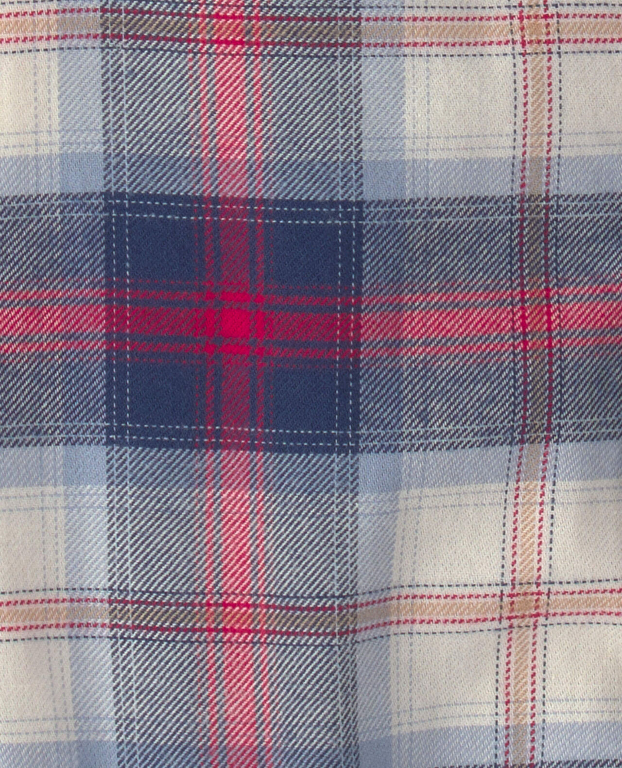 Baby Boy Plaid Long-Sleeve Bodysuit - Image 3