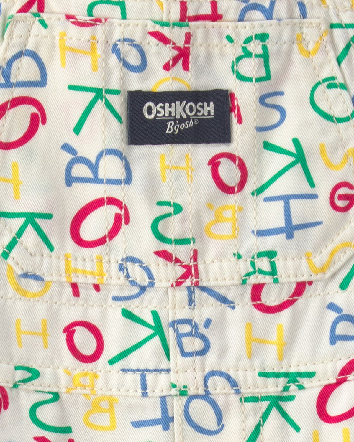 Baby Alphabet Overalls - White - Image 3