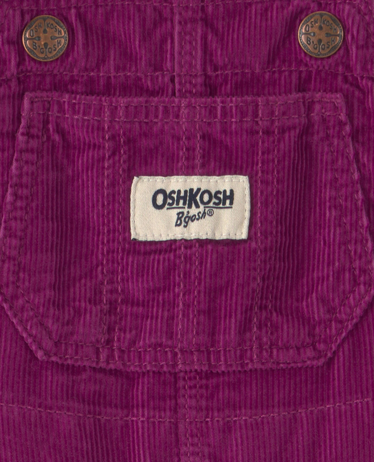 Baby Girl Corduroy Overalls - Purple - Image 8