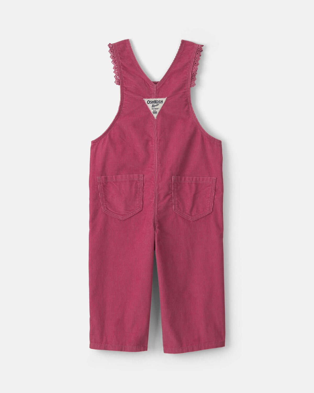 Baby Girl Corduroy Overalls - Purple - Image 2