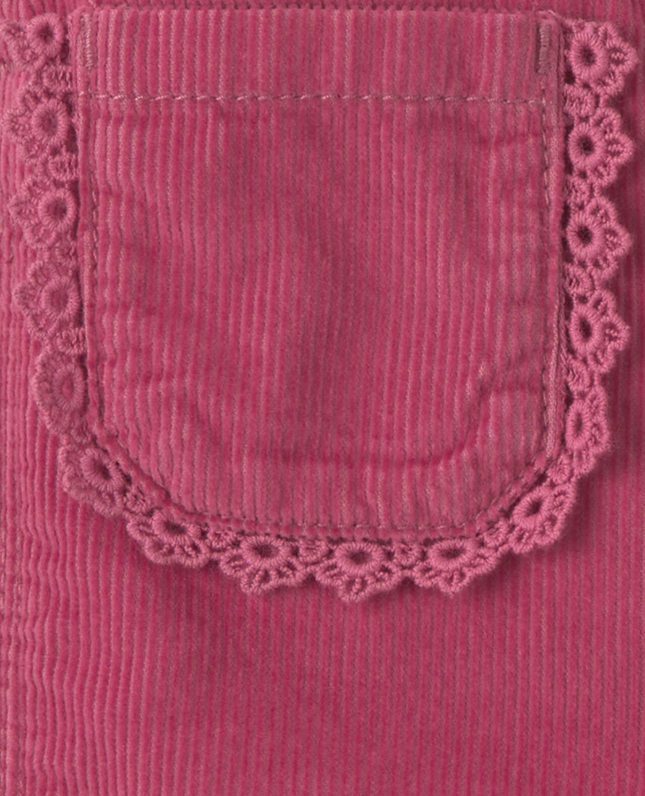 Baby Girl Corduroy Overalls - Purple - Image 4