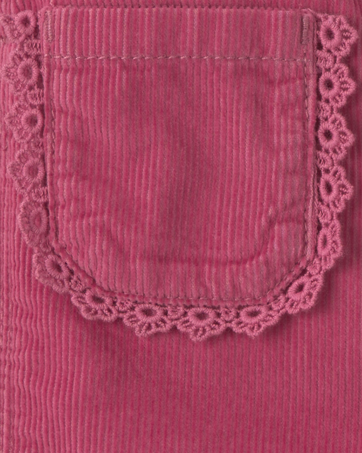 Baby Girl Corduroy Overalls - Purple - Image 3