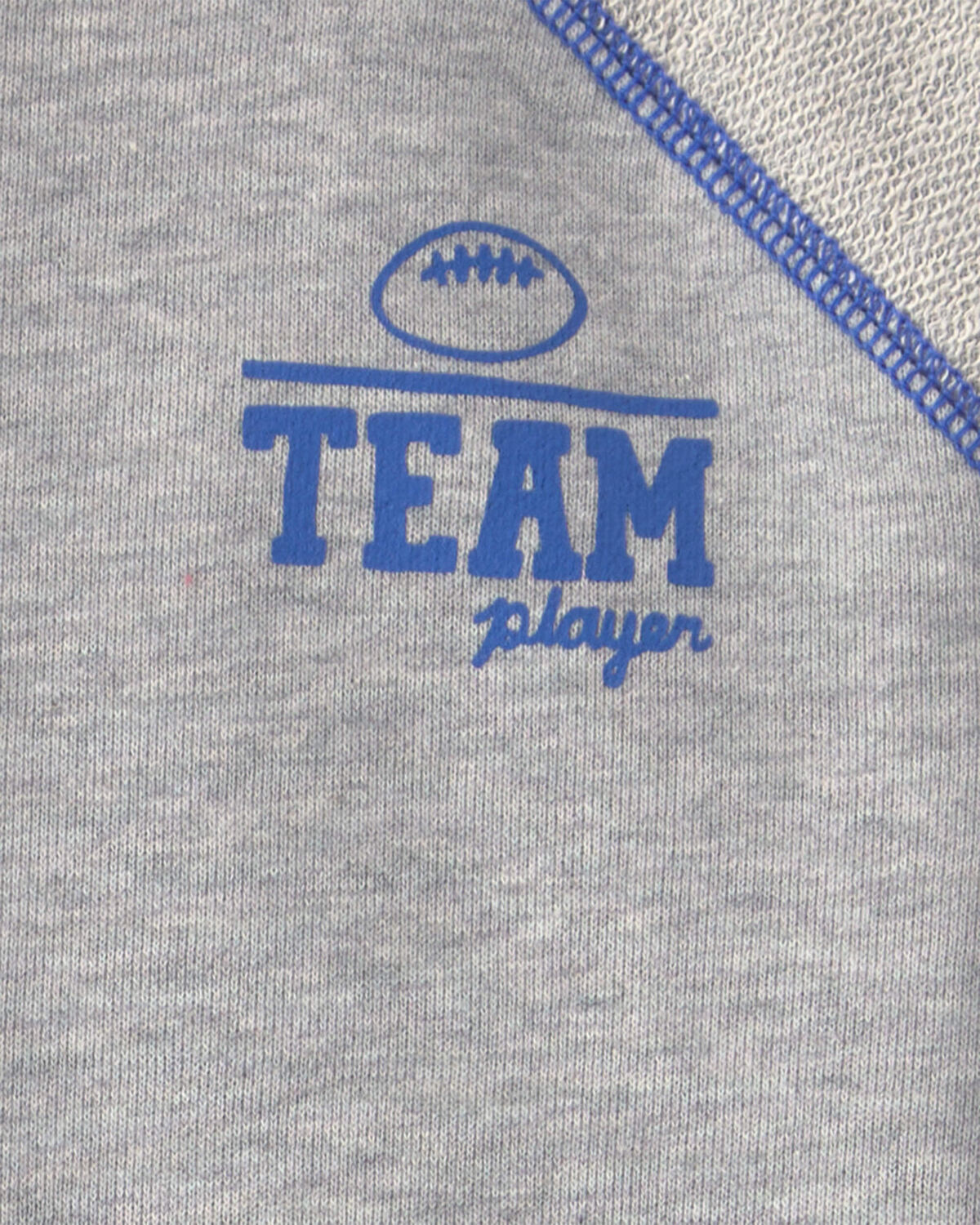 Baby Boy 2-Piece 'Team Player' French Terry Sweatshirt & Pant Set - Grey - Image 5