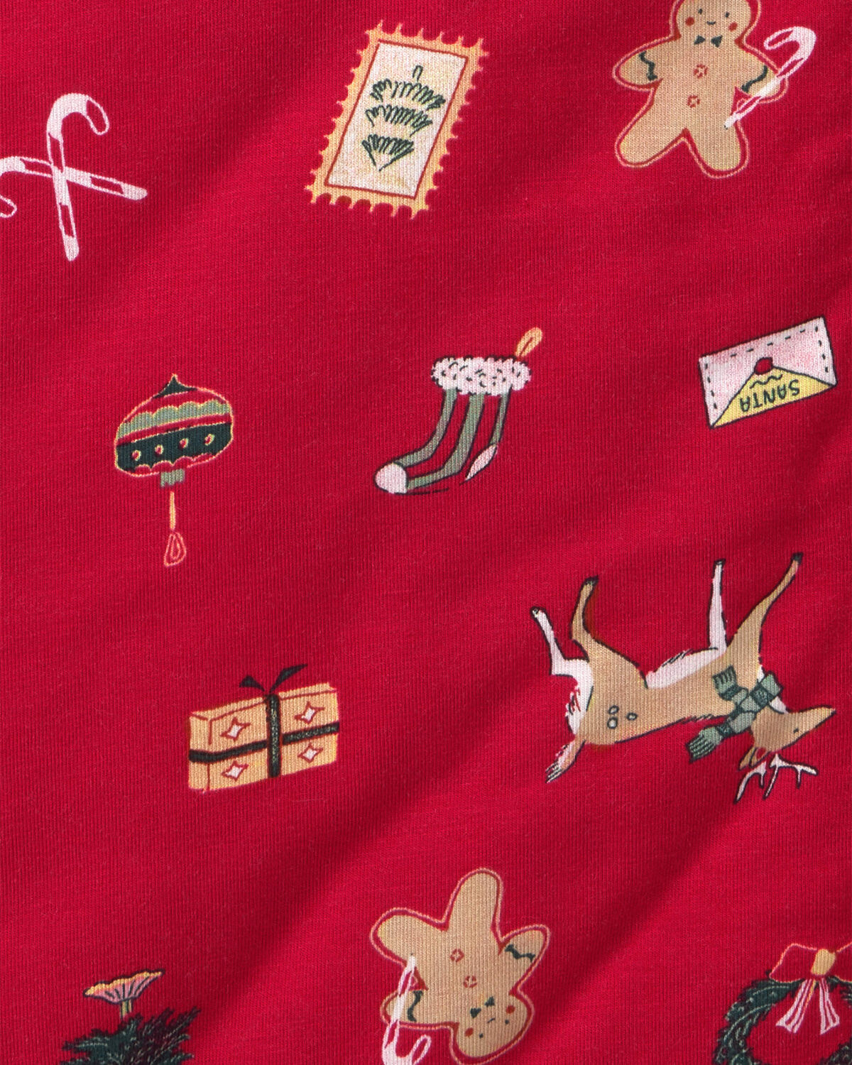 Baby Christmas 2-Way Zip PurelySoft™ Wearable Blanket - Red - Image 4