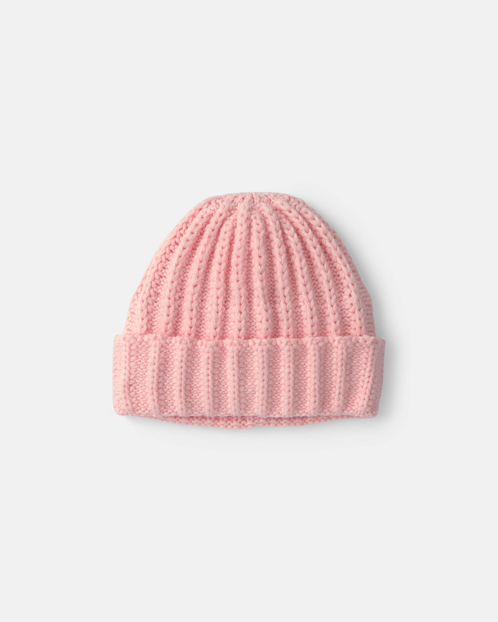 Baby Girl Ribbed Beanie - Pink - Image 5