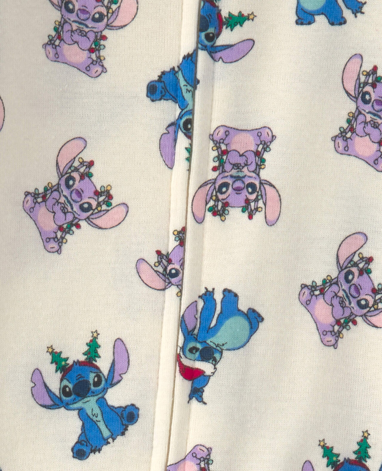 Baby 1-Piece Disney Mickey Mouse Christmas 100% Cotton Snug Fit Footed Pajama - Blue - Image 6