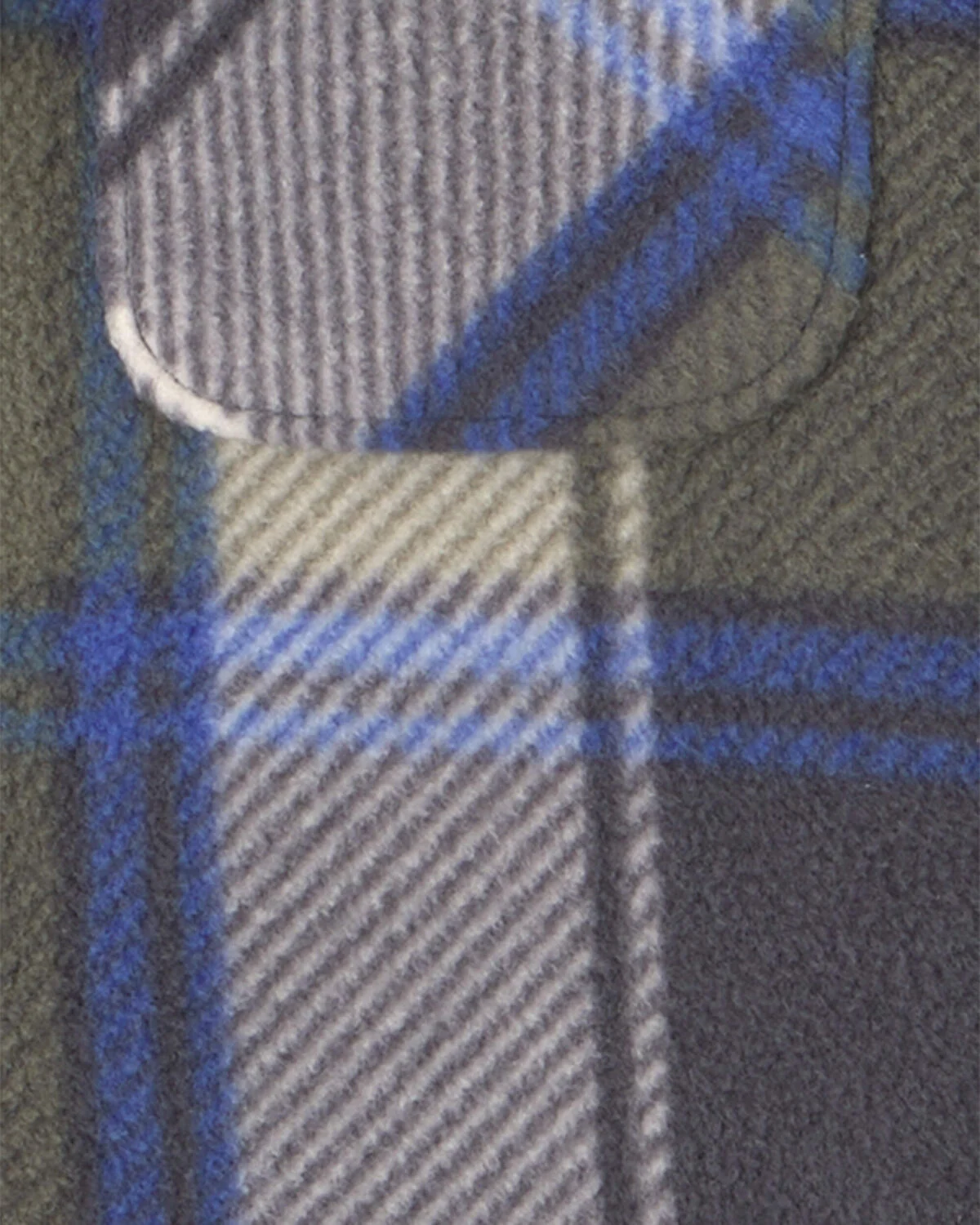 Baby Boy 3-Piece Plaid Fleece Layering Set - Green/Navy Blue - Image 5