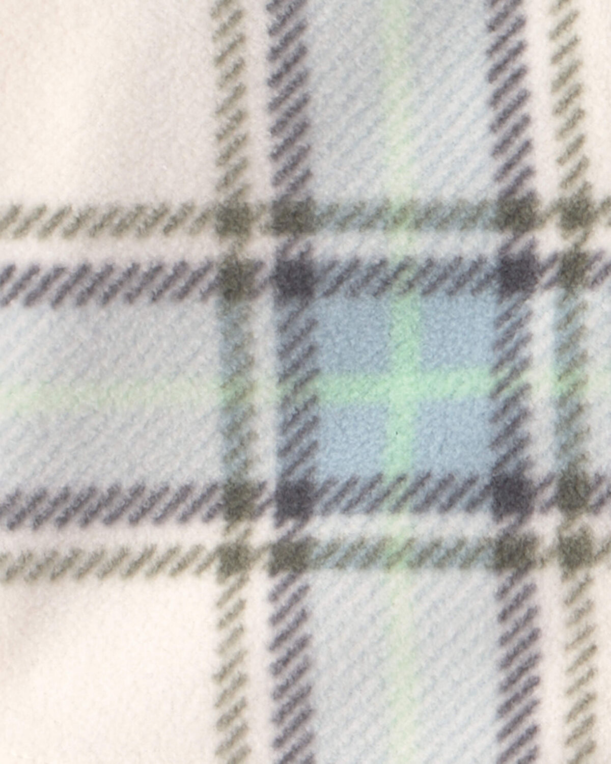 Baby Boy 3-Piece Plaid Fleece Layering Set - Green - Image 4