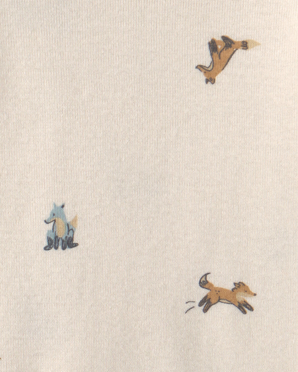 Baby Boy 3-Piece Fox Teddy Fleece Layering Set - Blue - Image 5
